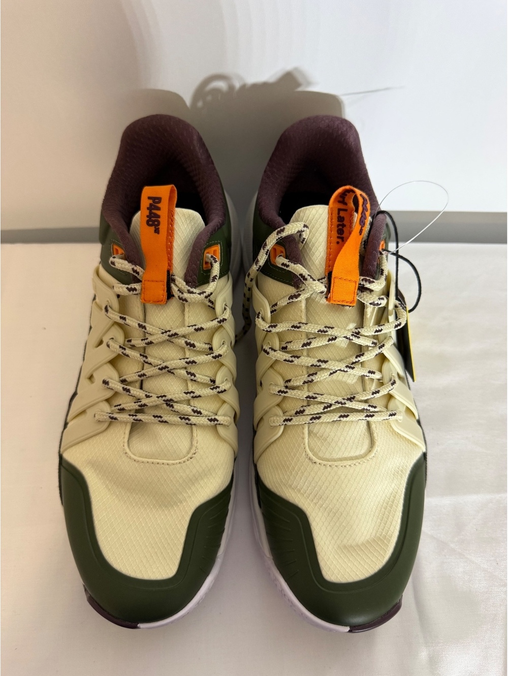 P448 Court Sneakers Women EU 40 Vibram XS Trek Army Sand Orange New